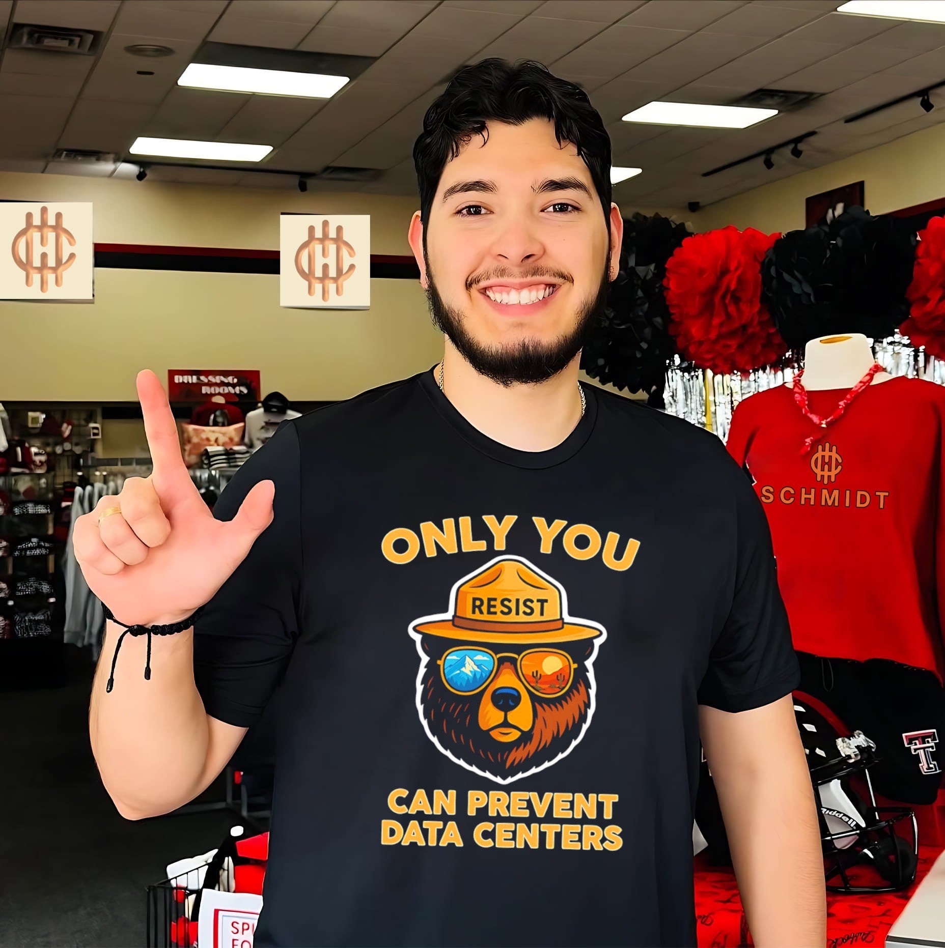 Smokey Bears only you can prevent data centers vintage shirt