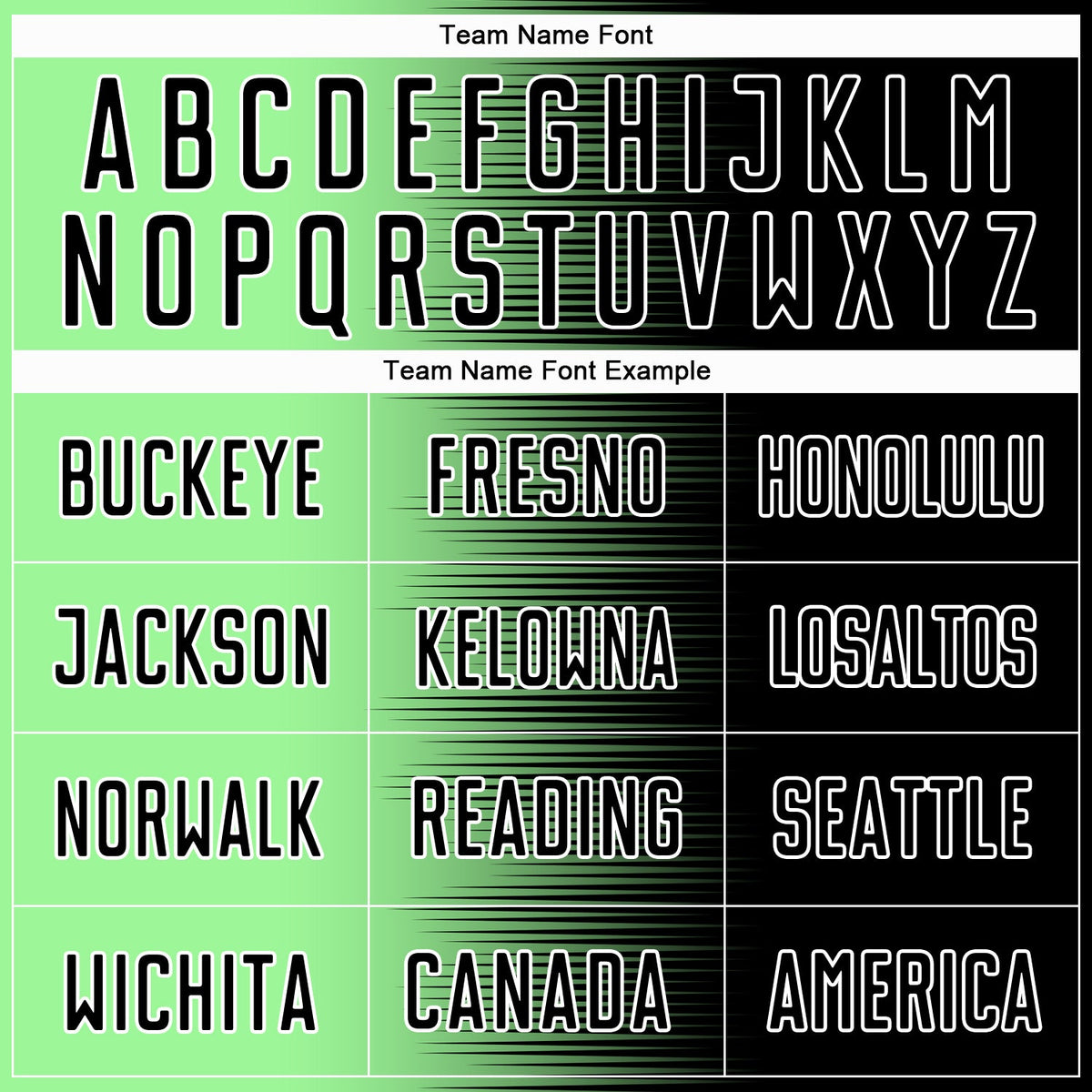 Custom Black Pea Green-White Gradient Line Sublimation Soccer Uniform Jersey