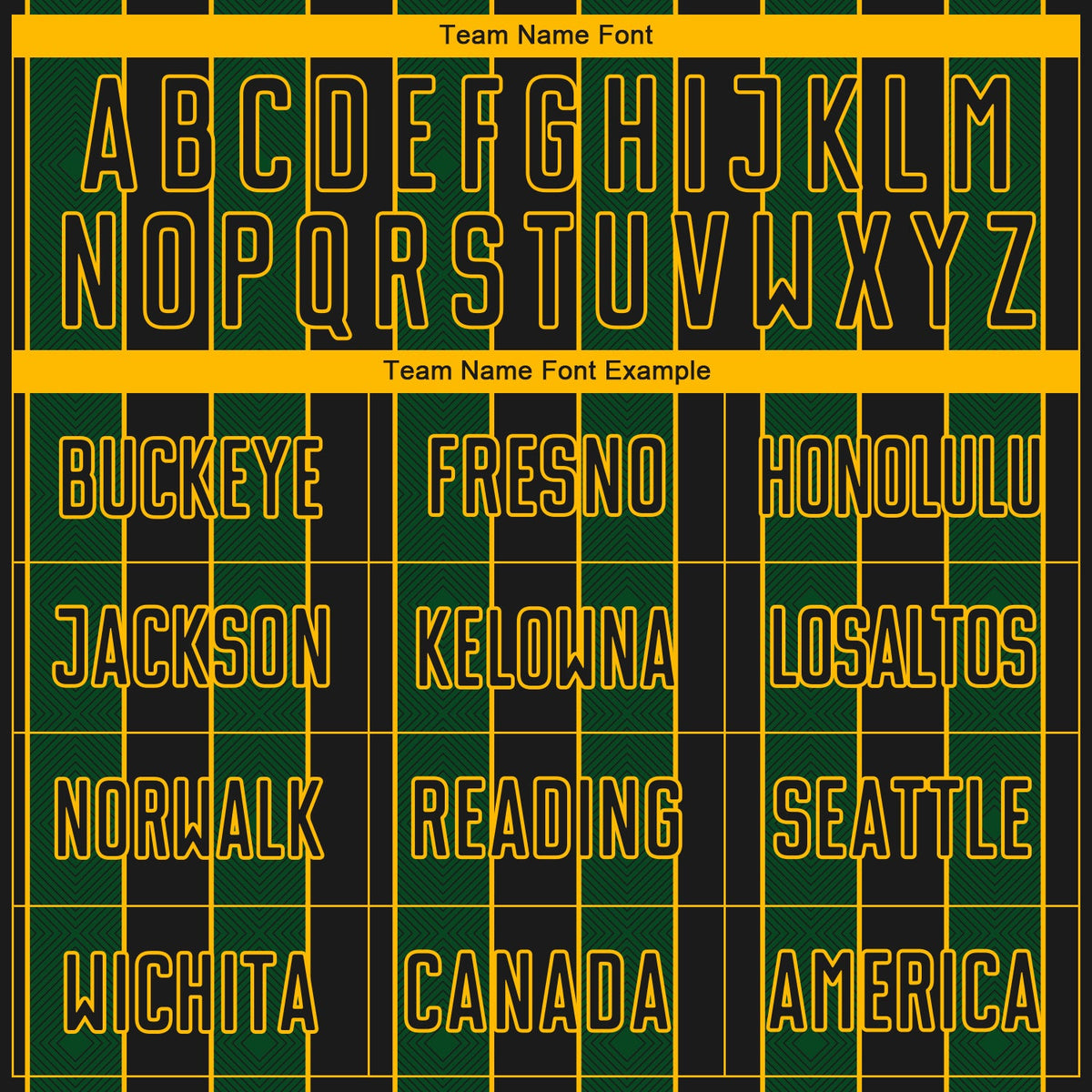 Custom Black Green-Gold Pinstripe Line Sports Sublimation Soccer Uniform Jersey