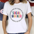 Social Worker School Social Worker Shirt Social Work Student Graduation Social Worker Neurodiversity Short Sleeve T-Shirts