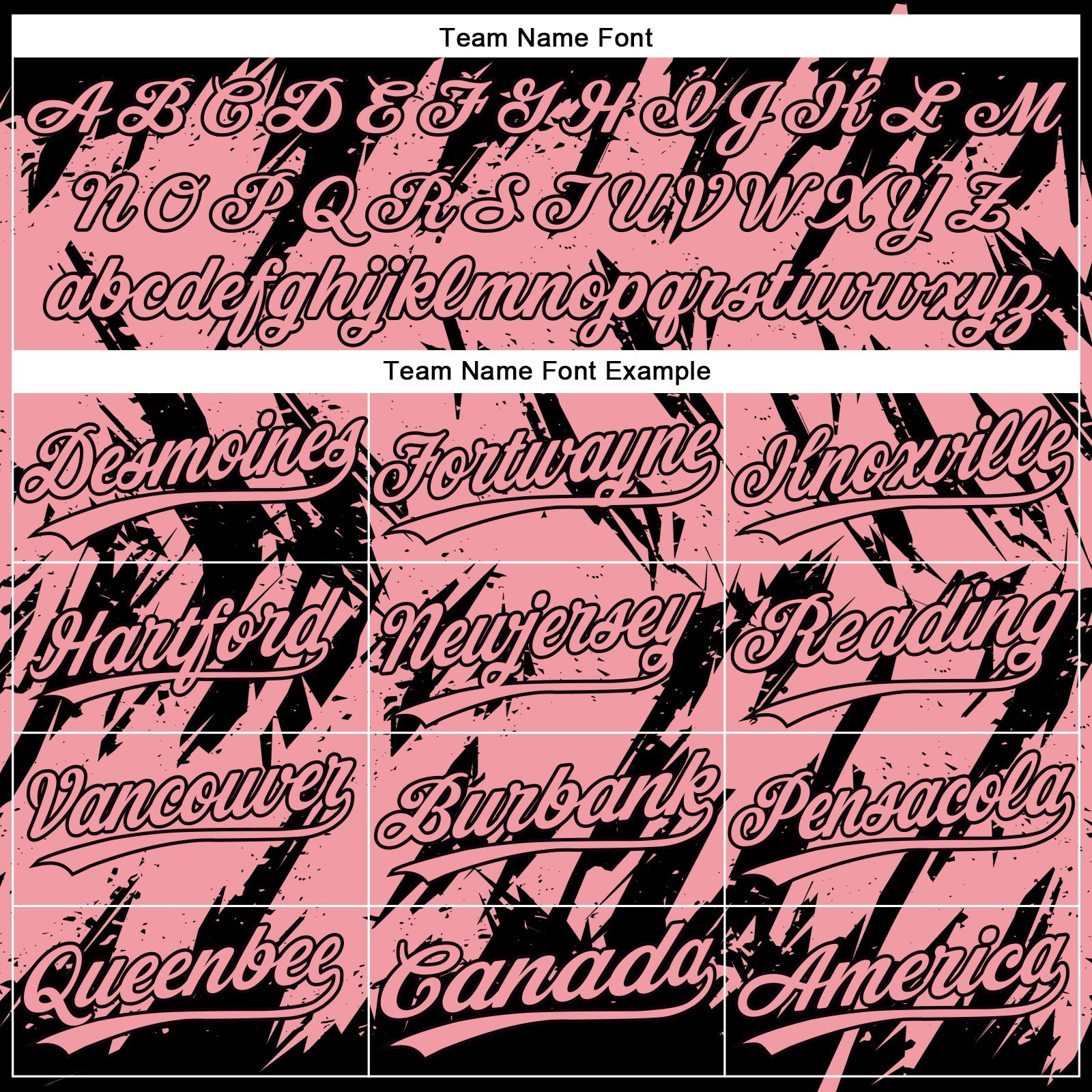 Custom Black Medium Pink 3D Pattern Abstract Sharp Shape Two-Button Unisex Softball Jersey