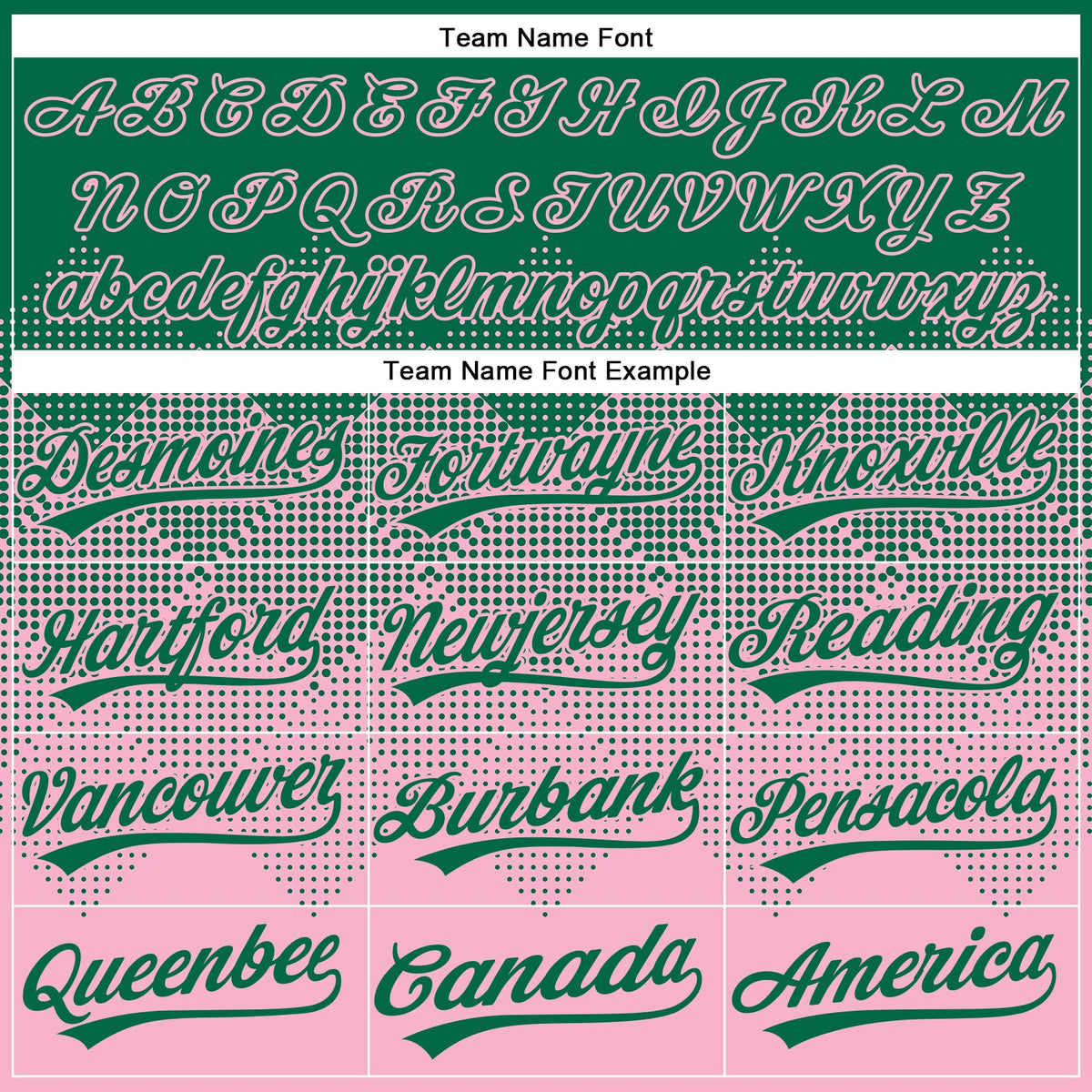 Custom Kelly Green Light Pink 3D Gradient Square Shape Two-Button Unisex Softball Jersey