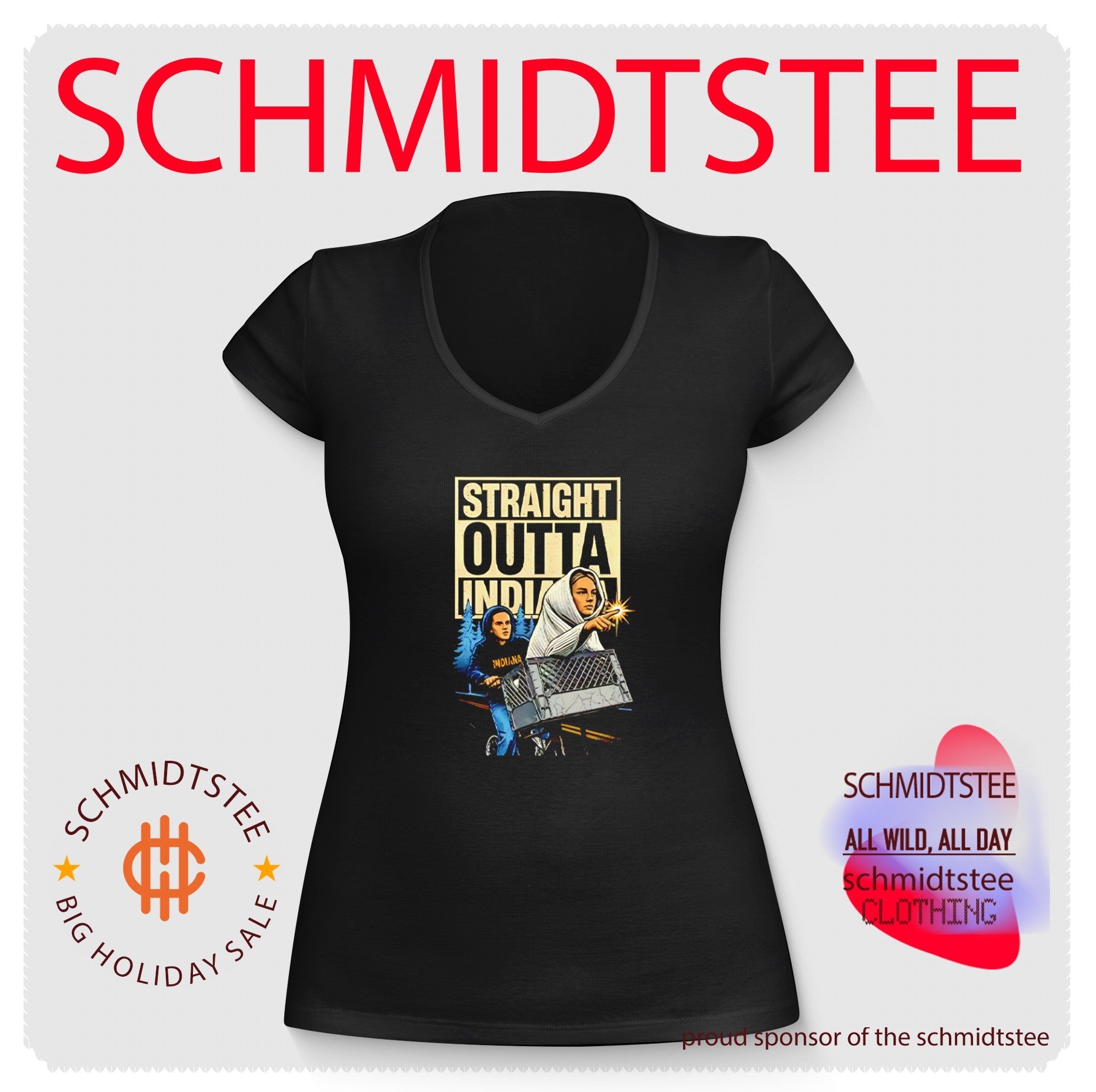 Sophie Cunningham & Caitlin Clark Straight Outta Indiana shirt