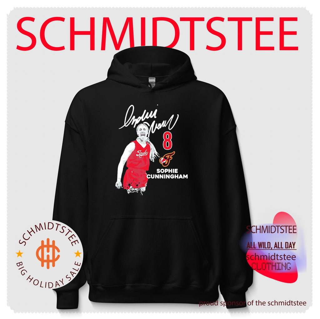 Sophie Cunningham Indiana Fever Distressed Player Portrait signature shirt