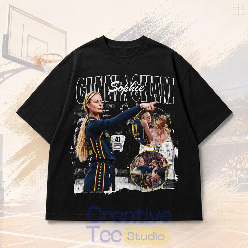 Sophie Cunningham Indiana Pointing Girl T-Shirt 2026