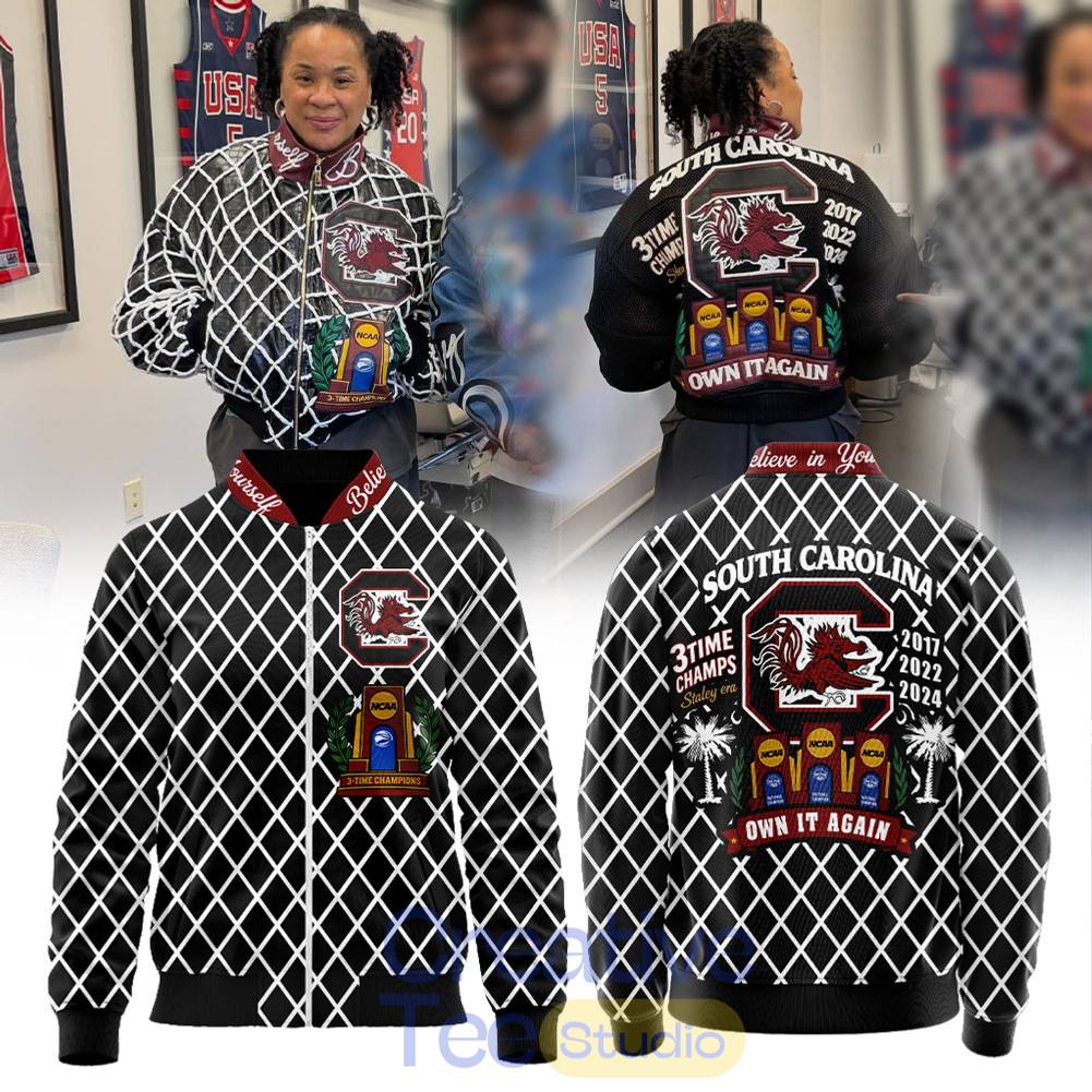 South Carolina Gamecocks Dawn Staley “Own It Again” Special Bomber Jacket