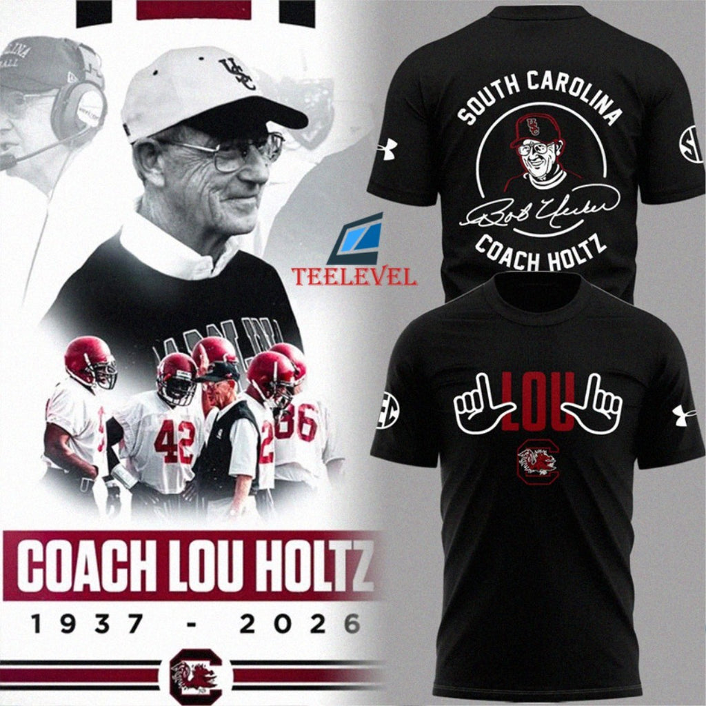 South Carolina Gamecocks Lou Holtz Coach Legend Signature T-shirts