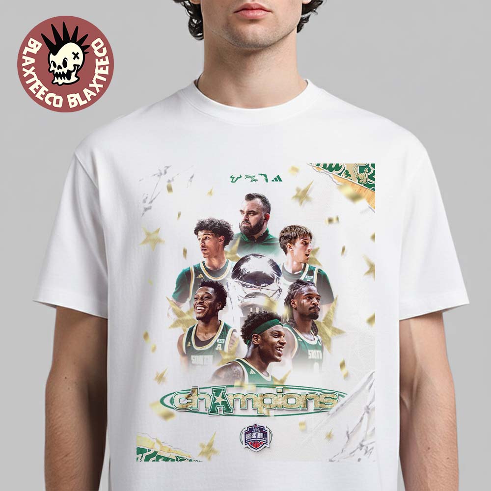 South Florida Bulls Men’s Basketball 2026 American Conference Tournament Champions Poster T-Shirt