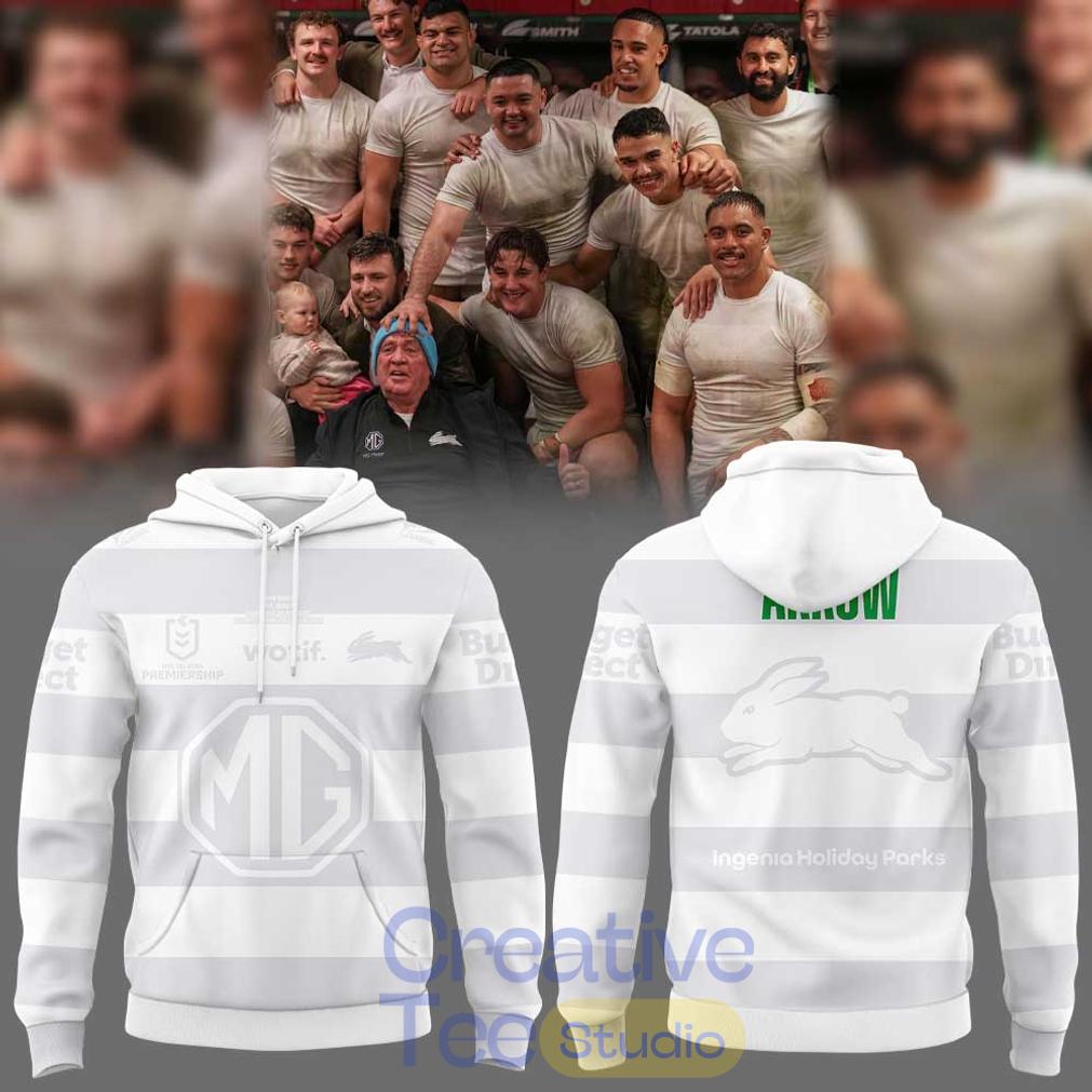 South Sydney Rabbitohs Arrow White 2026 Hoodie