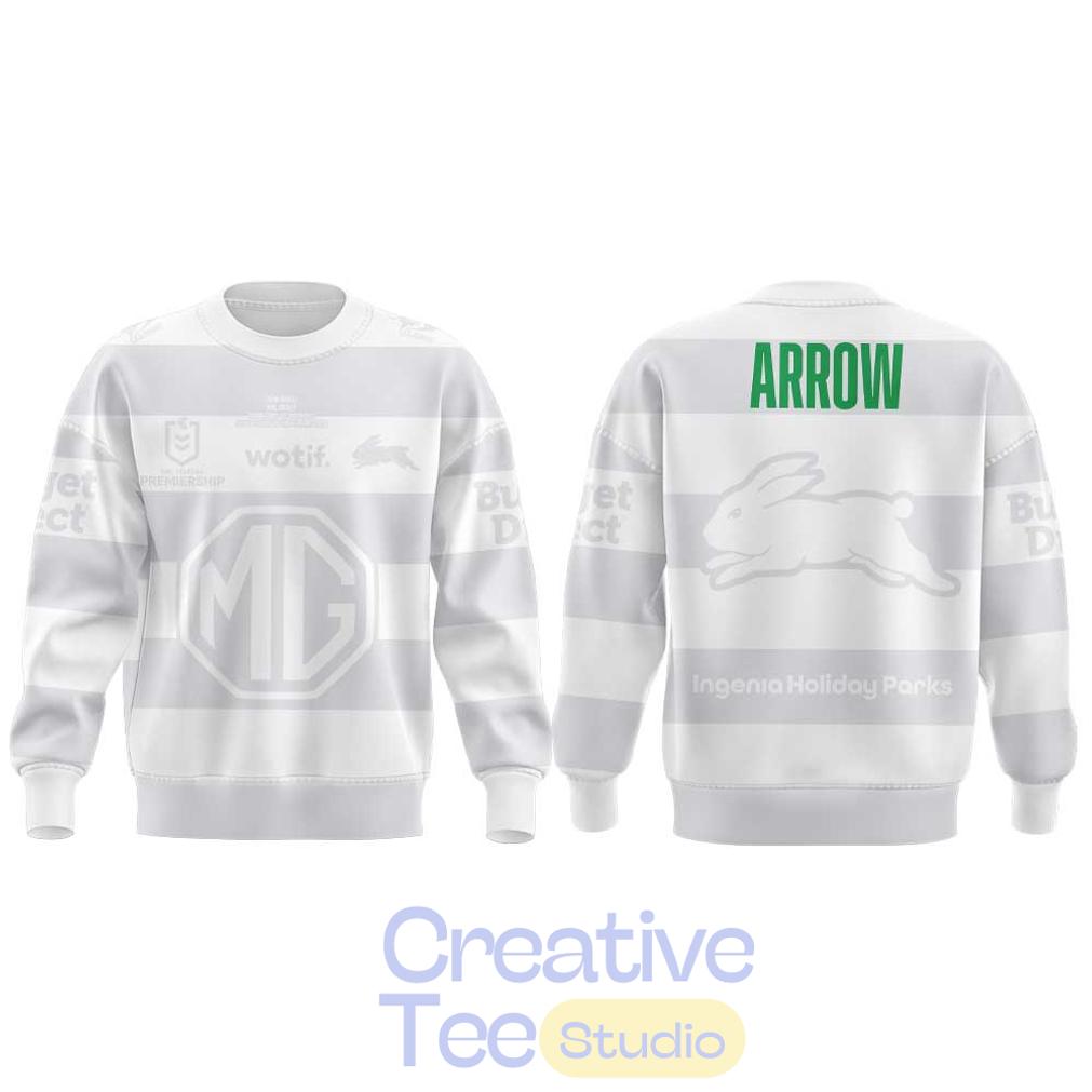 South Sydney Rabbitohs Arrow White 2026 Sweatshirt