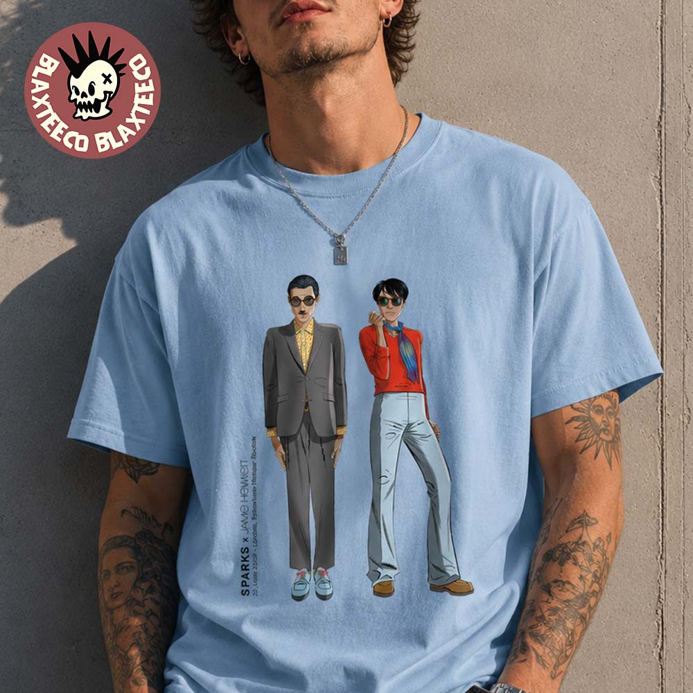 Sparks X Jamie Hewlett London 2026 Limited Edition Tee At Tottenham Hotspur Stadium On 20 June 2026 Blue T-Shirt