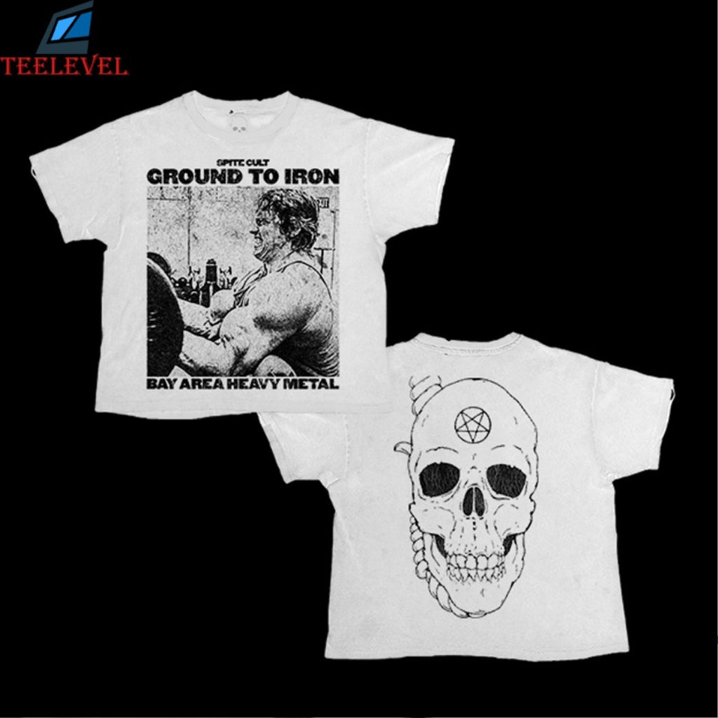 Spite Cult Ground To Iron Bay Arena Heavy Metal Skull T-Shirts