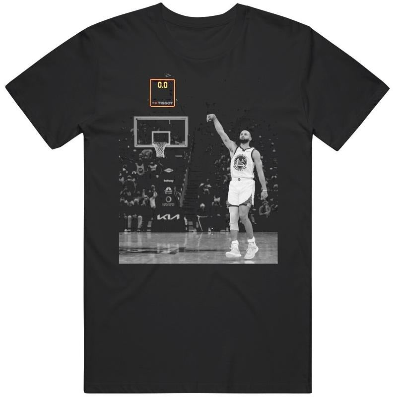 Steph Curry Buzzer Beater Golden State Fan Basketball Fan 100% Cotton Shirt Fan T-Shirts