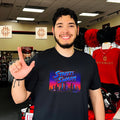 Streets of Swarm Houston Texans Arcade Skyline shirt