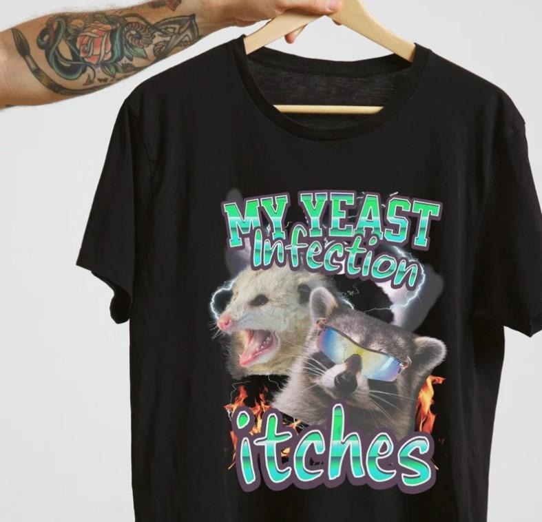 My Yeast Infection Itches Shirt Funny Teen Meme Shirt Funny Shirt T-Shirts