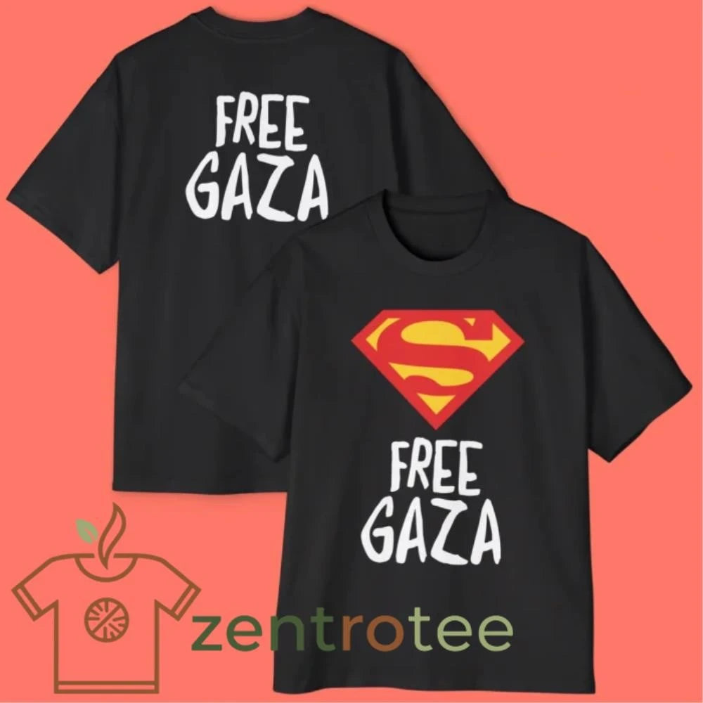 Superman Free Gaza tee
