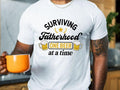 Surviving Fatherhood One Beer Time Shirt Funny Father Shirt Husband Shirt Fatherhood Shirt Beer Dad Shirt T-Shirts