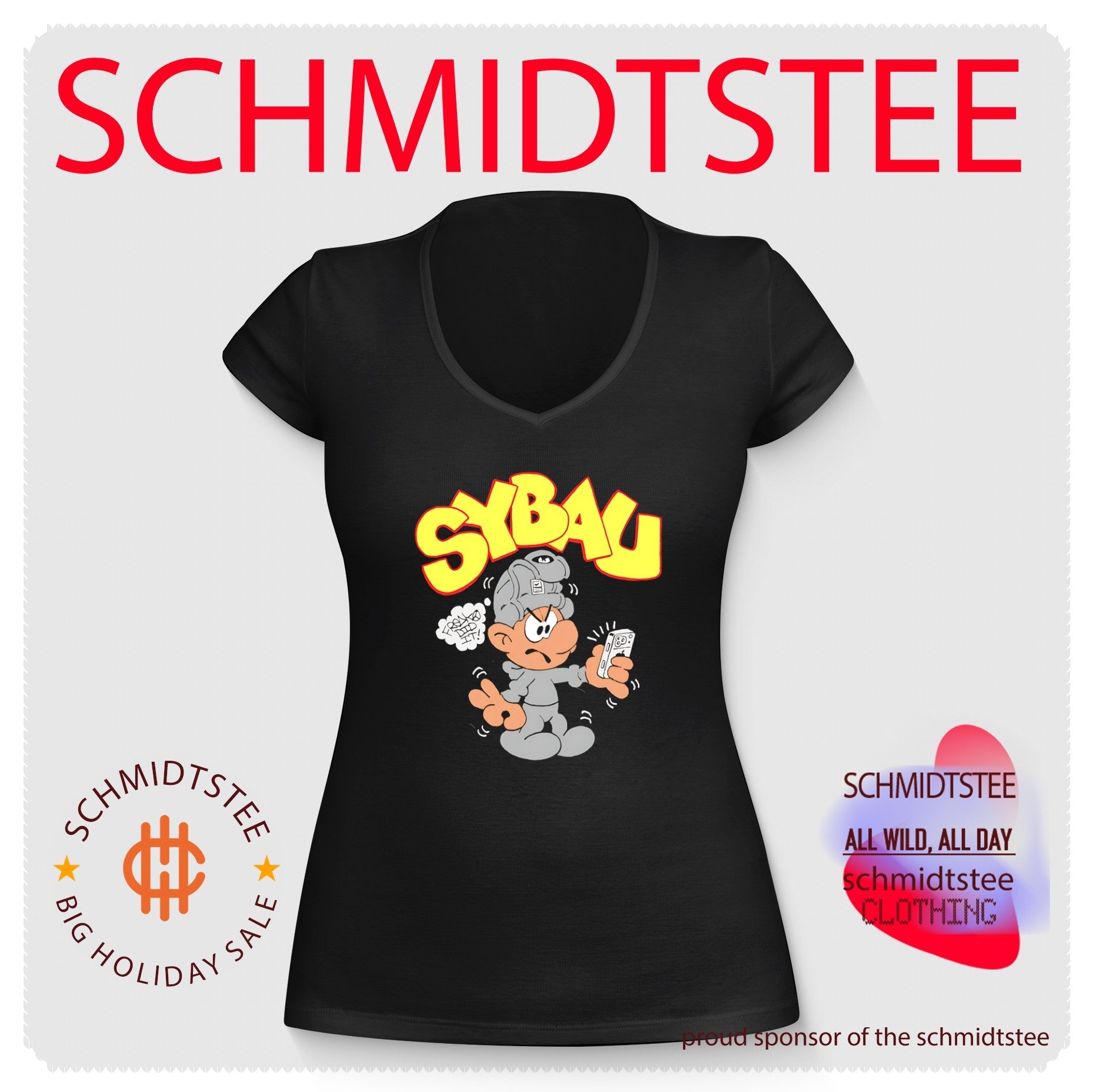 Sybau Freako Did It Cartoon Character streetwear shirt