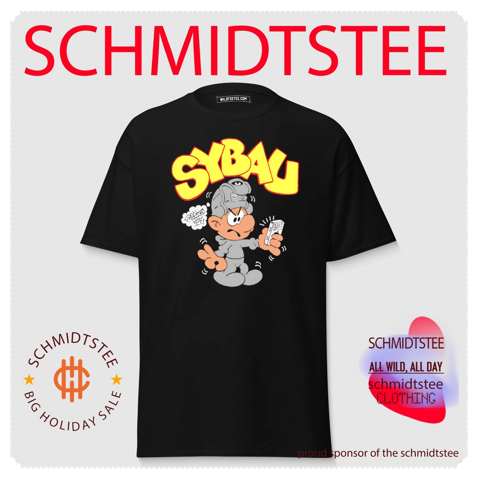 Sybau Freako Did It Cartoon Character streetwear shirt