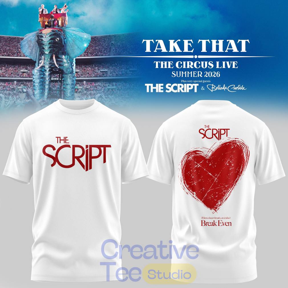 Take That x The Script The Circus Live Summer 2026 T-Shirt
