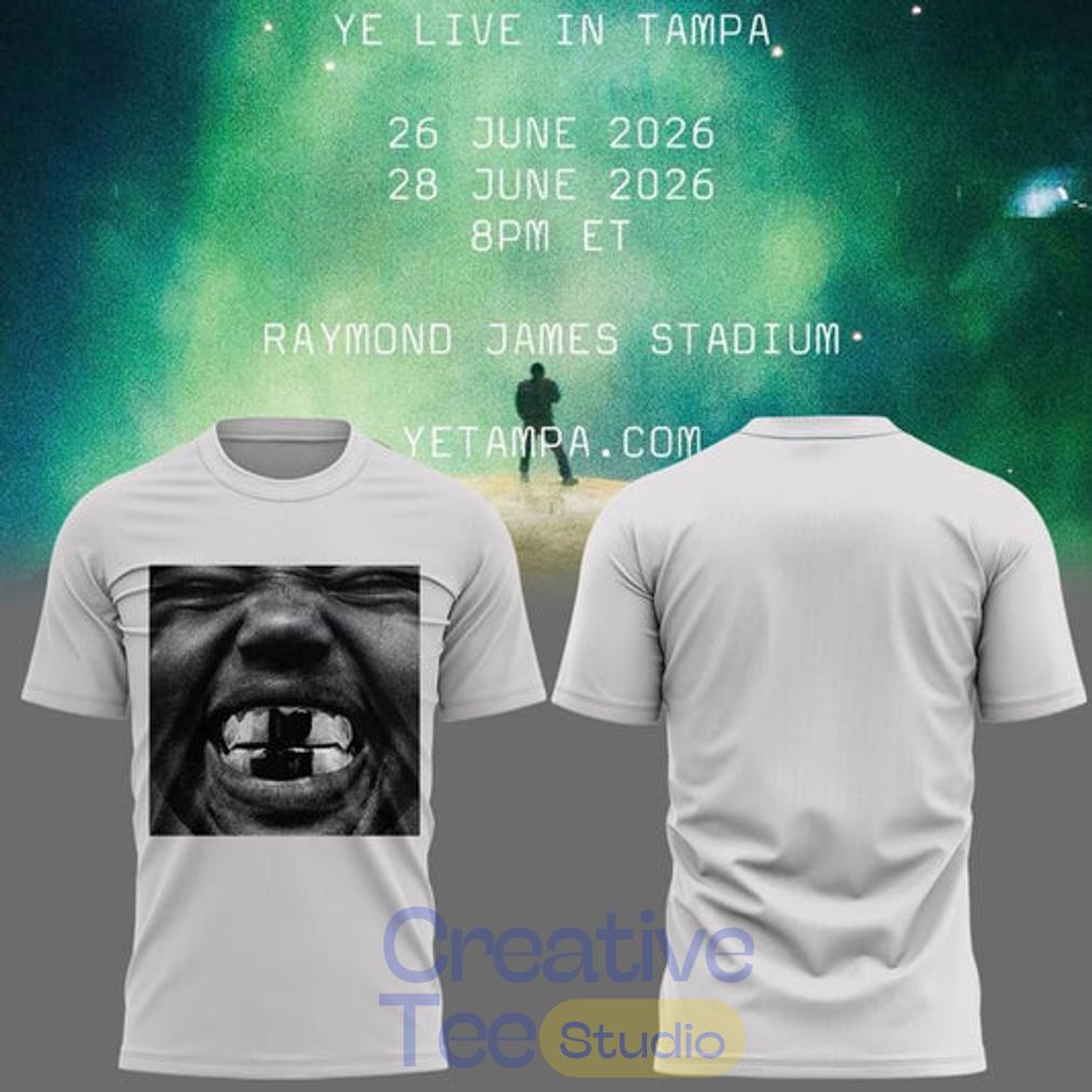 Tampa 2026 Ye Live Concert Tour Raymondames Stadium T-Shirt