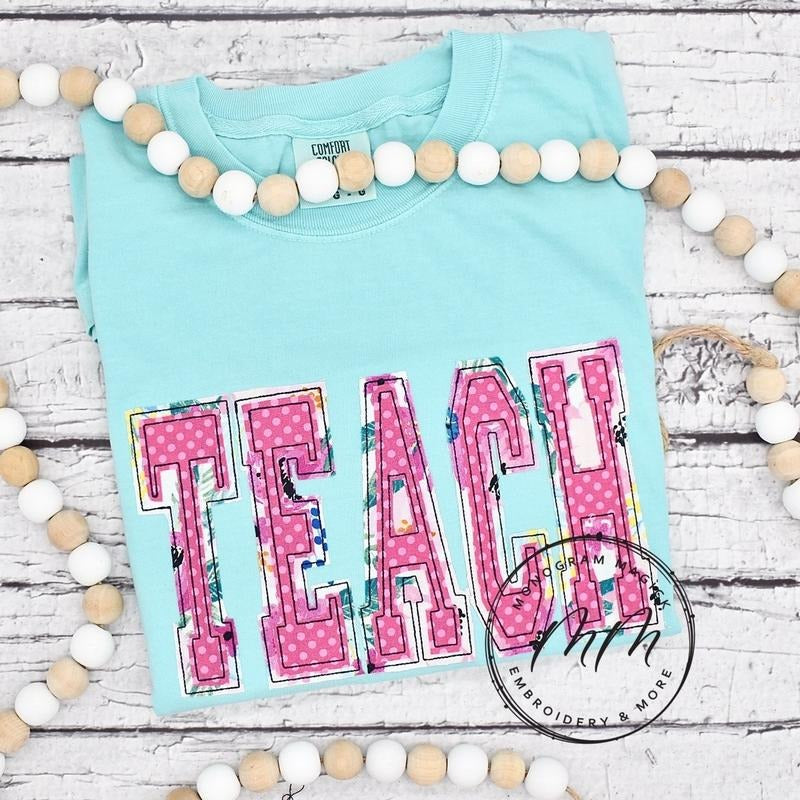 Teach Comfort Color Shirt Teach Shirt Double Layer Teach Shirt T-Shirts