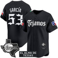 Texas Tejanos Garcia 53 Baseball Jersey - Grishko.com
