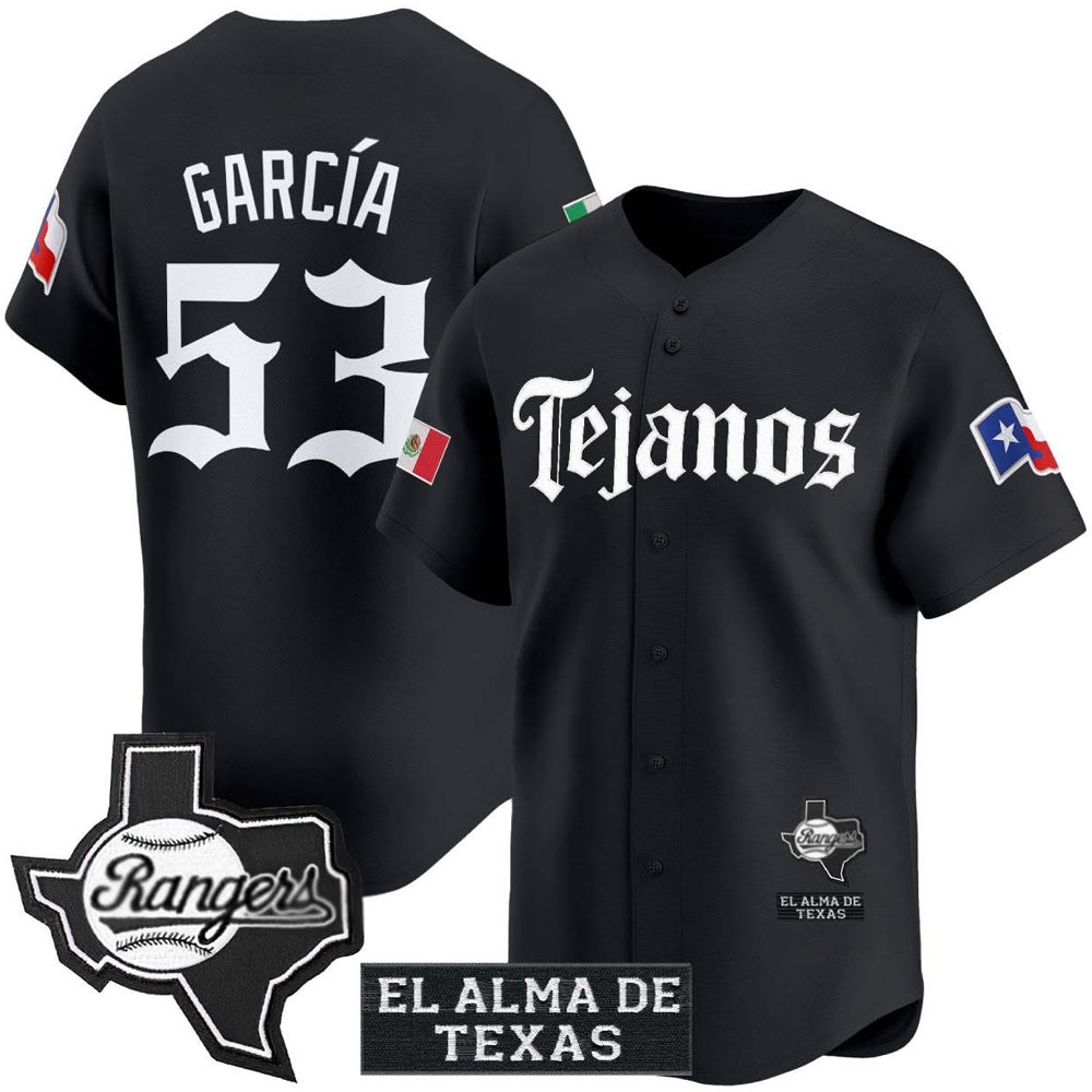 Texas Tejanos Garcia 53 Baseball Jersey - Grishko.com