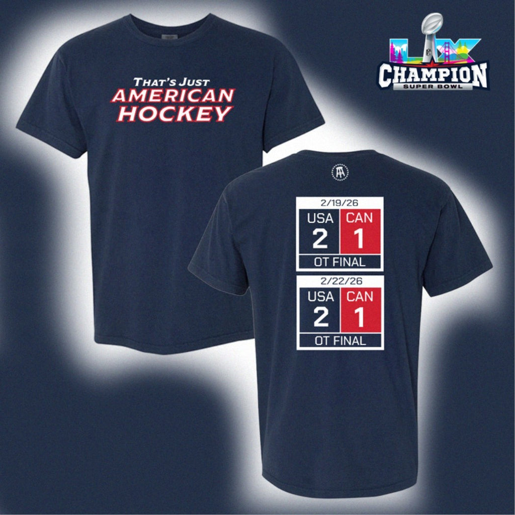 That’s Just American Hockey Scoreboard 2 19 2026 T-shirts
