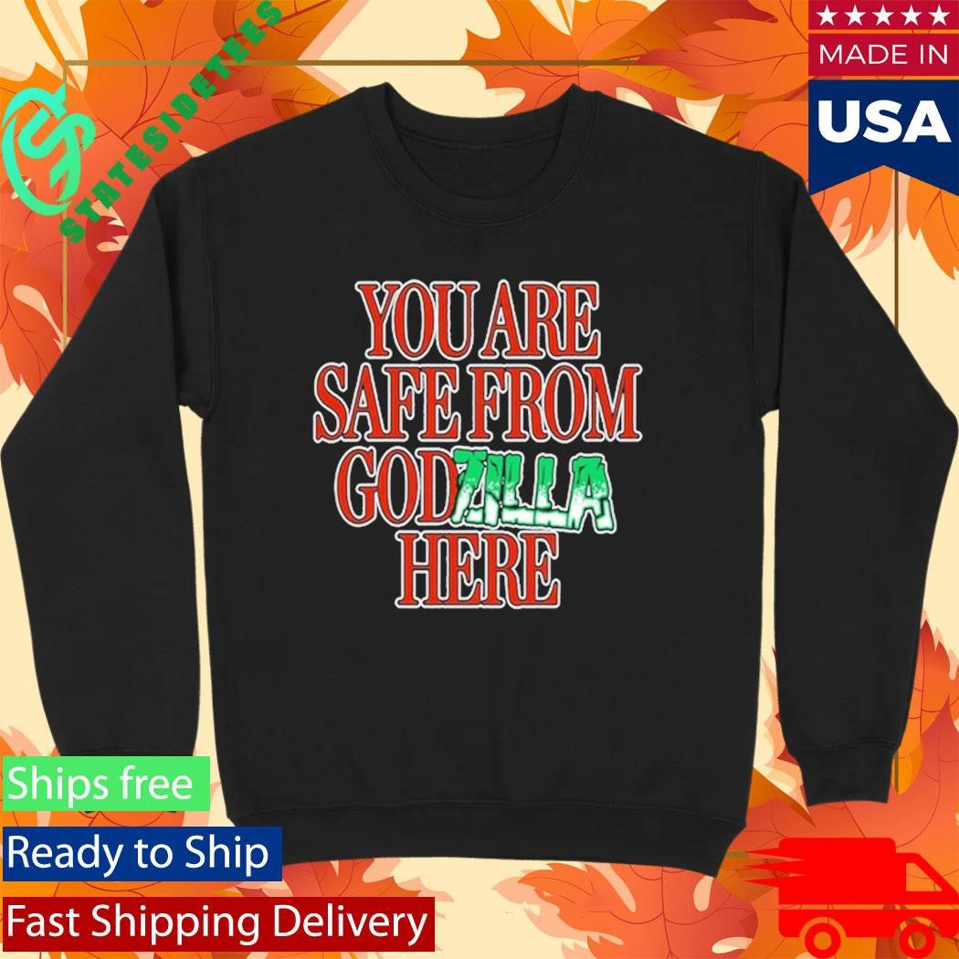 The Acacia Strain Shirt You Are Safe From Dogs Here GodZILLA Shirt