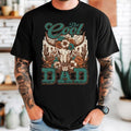 Cool Dad Bull Skull Western Cool Dad Shirt Dad Bull Skull T-Shirts