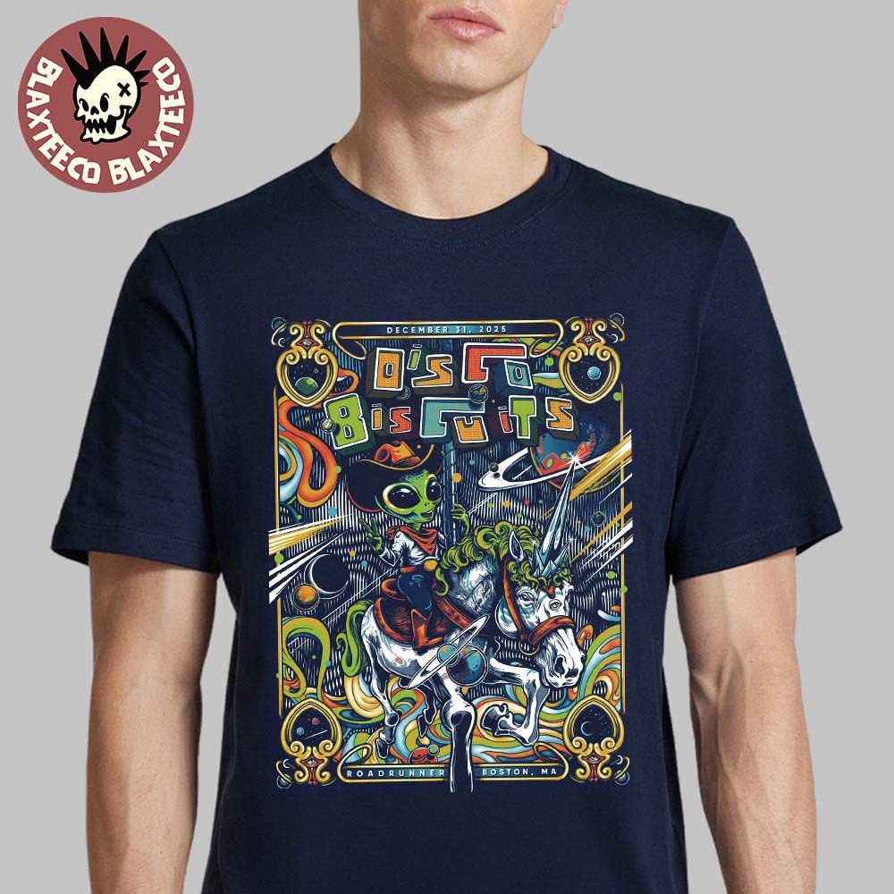 The Disco Biscuits Boston Massachusetts 2025 Night 2 Event Poster At Road Runner On December 31 2025 T-Shirt