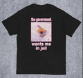 Government Wants Me Jail Funny Cat Meme T-Shirts
