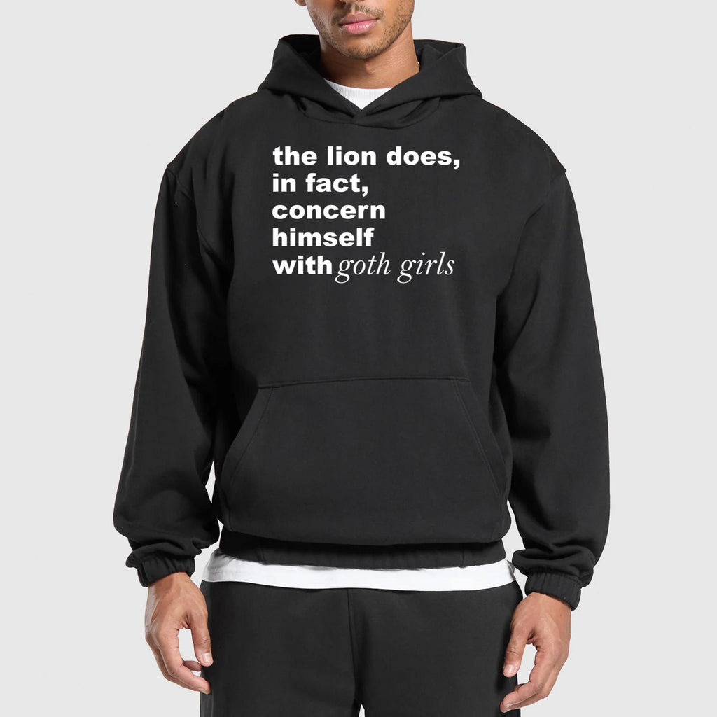 The Lion Does In Fact Concern Himself With Goth Girls Shirt
