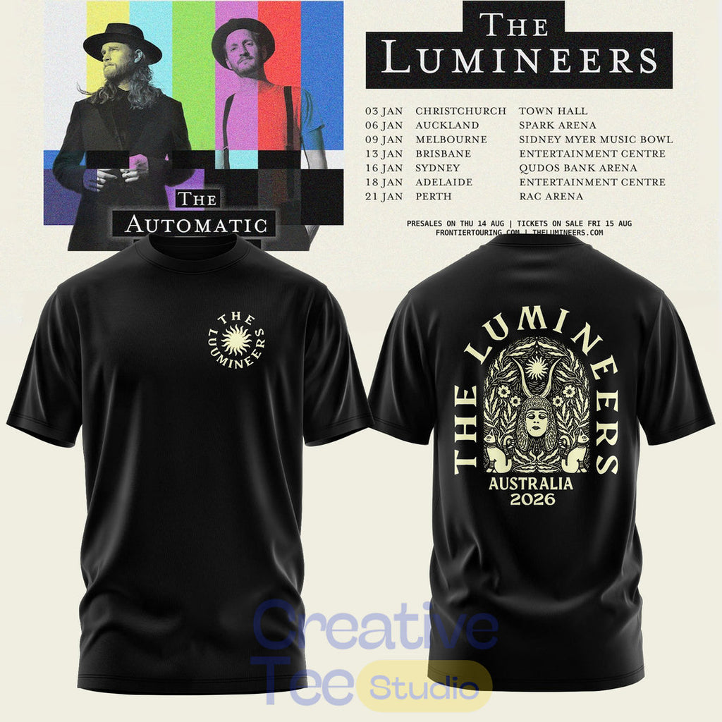 The Lumineers – The Automatic World Tour 2026 Special Tee