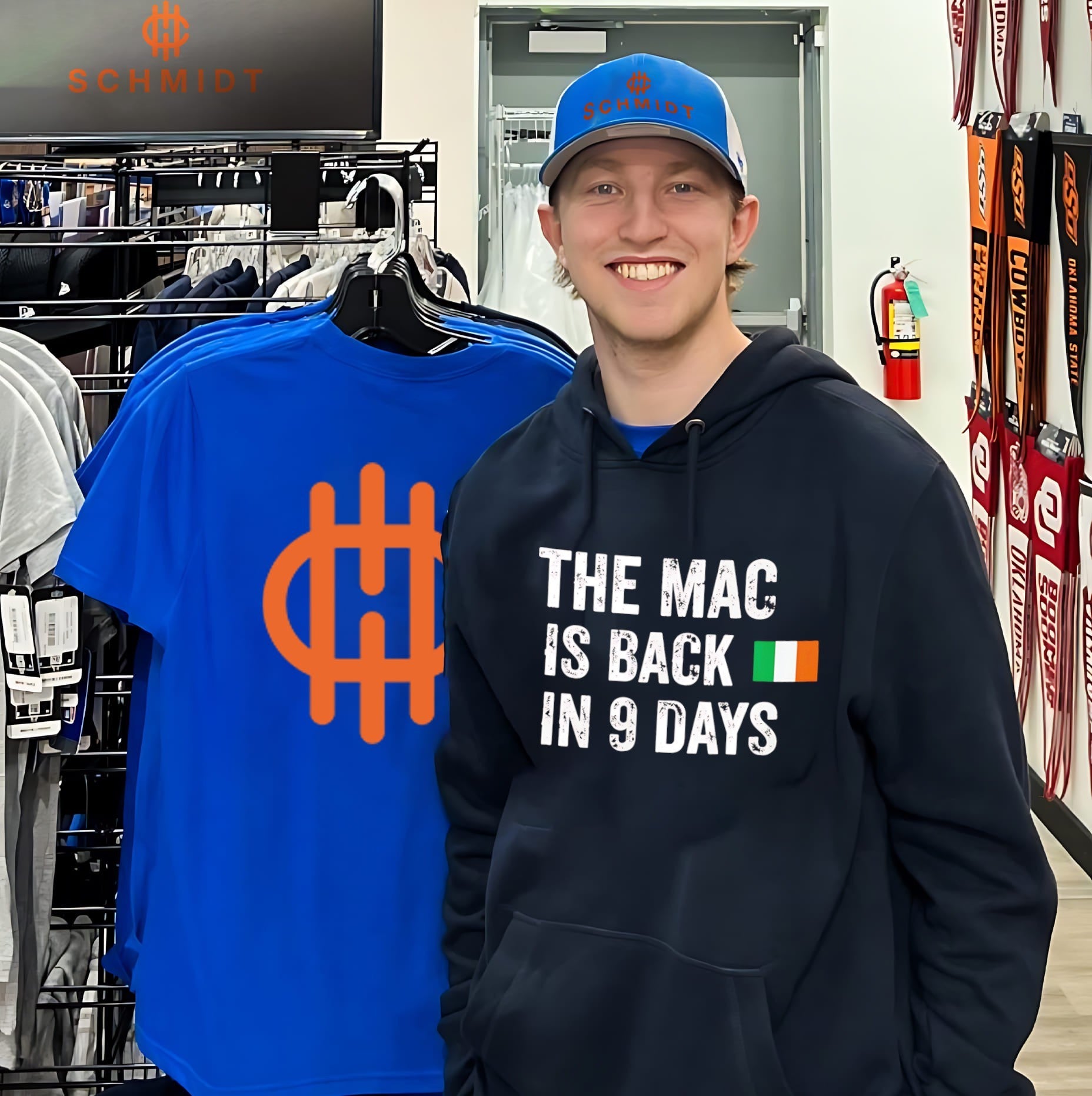 The Mac Is Back in 9 Days Ireland Flag Conor McGregor shirt