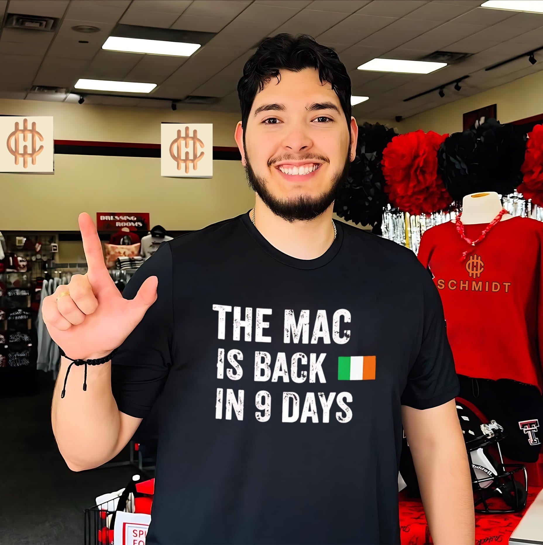 The Mac Is Back in 9 Days Ireland Flag Conor McGregor shirt