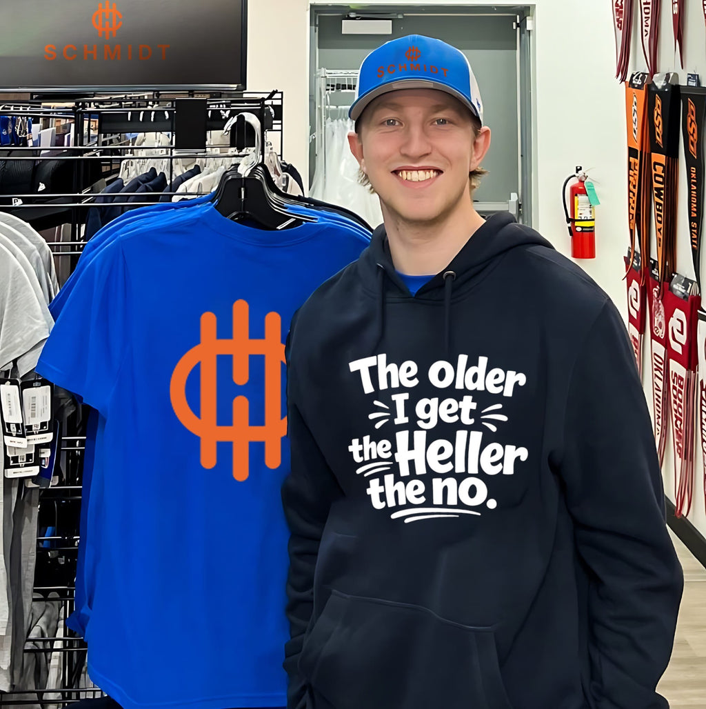 The Older I Get the Heller the No funny saying shirt