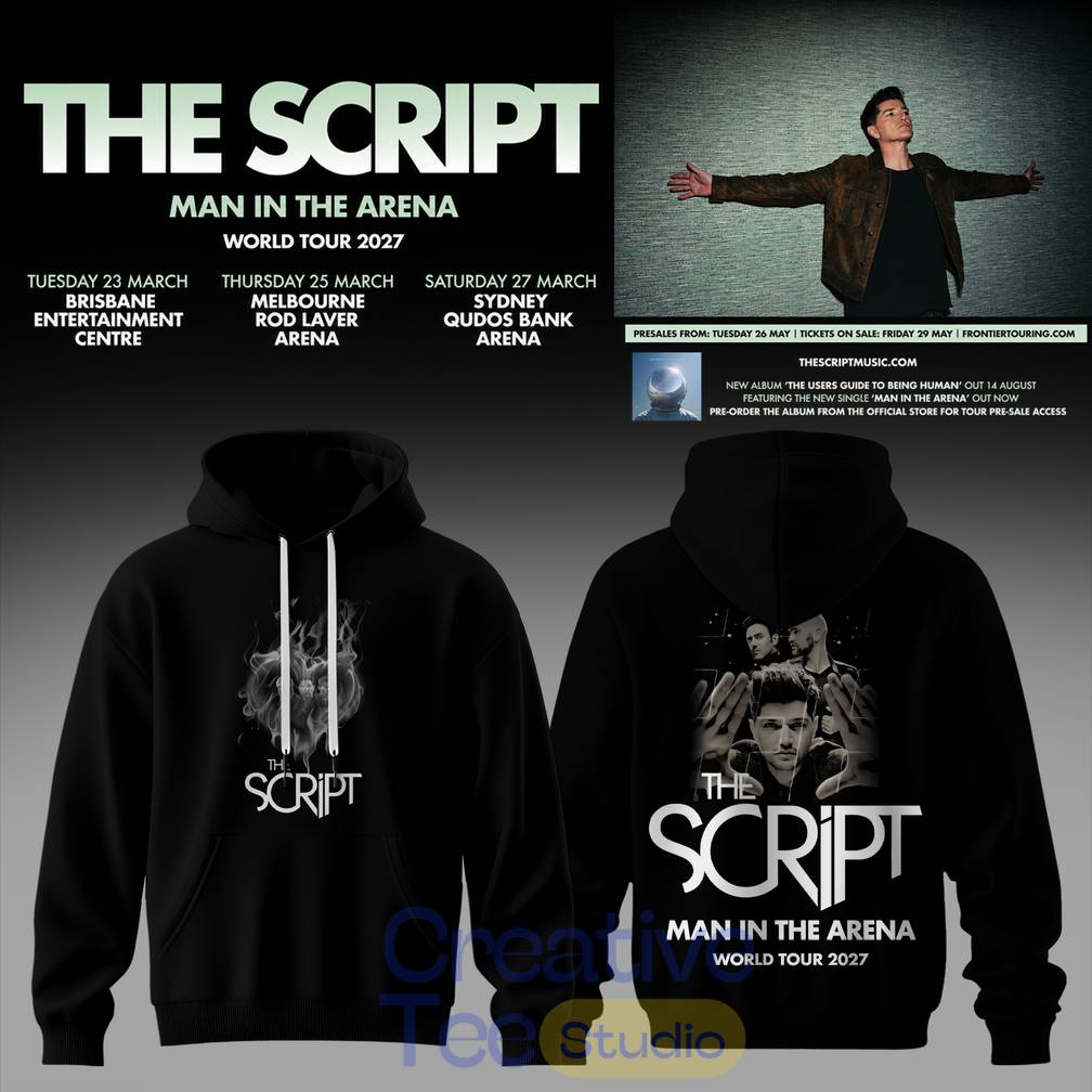 The Script — Man In The Arena Tour 2026 Hoodie