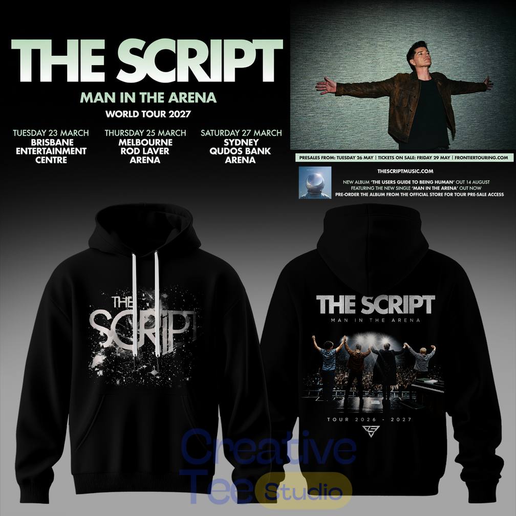 The Script — Man In The Arena Tour 2026 Hoodie