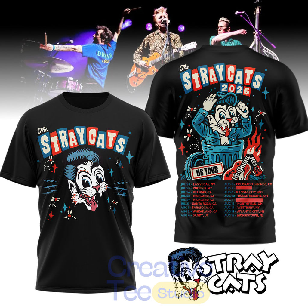 The Stray Cats 2026 Tour Special Tee