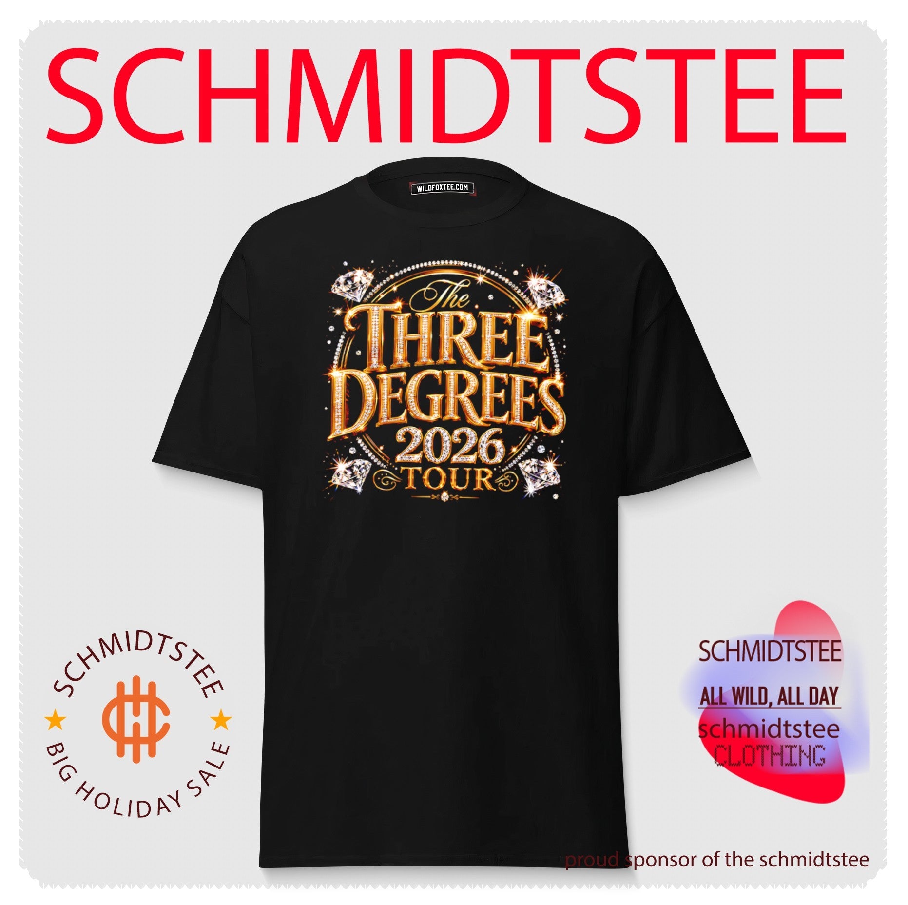 The Three Degrees 2026 Tour Soul Music R&B Group shirt