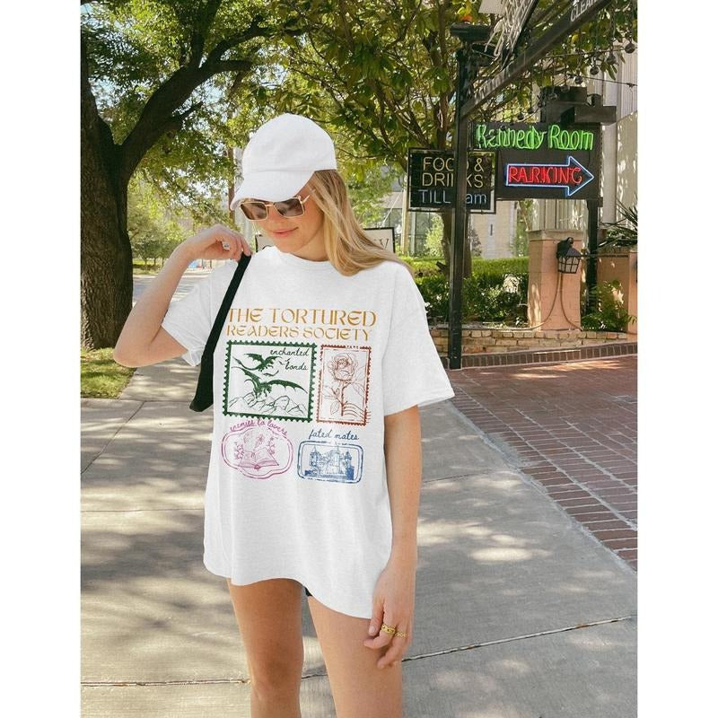 Tortured Readers Society Shirt Fated Mates Shirt Booktok Alls Fair Love Shirt Book Lover Born Read Shirt Bookish Shirtstyle{N002}2 T-Shirts