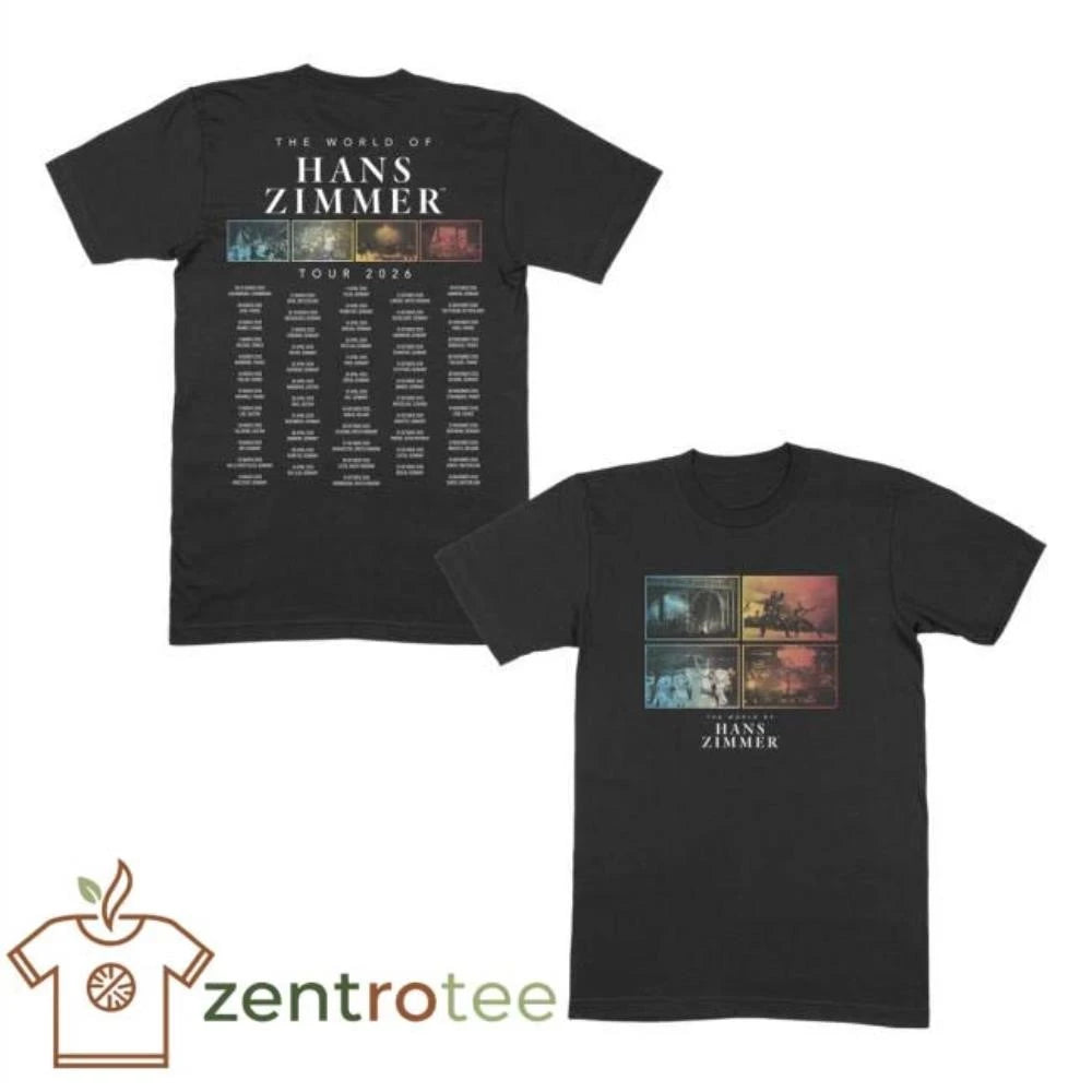 The World Of Hans Zimmer Merch Store Photo Tour tee