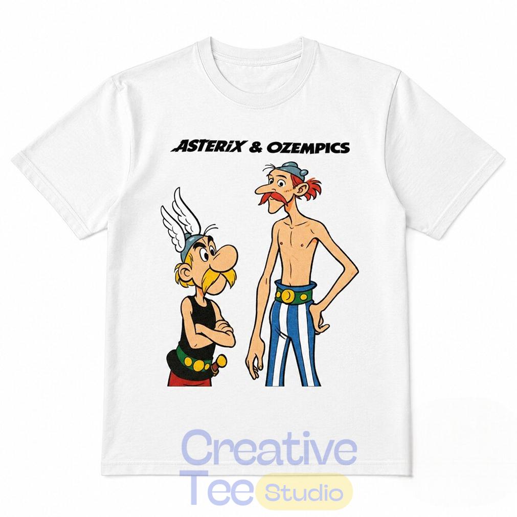 Thin Obelix Comic Asterix And Ozempics Funny T-Shirt