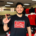 Things Go Better with Satan parody satanic shirt