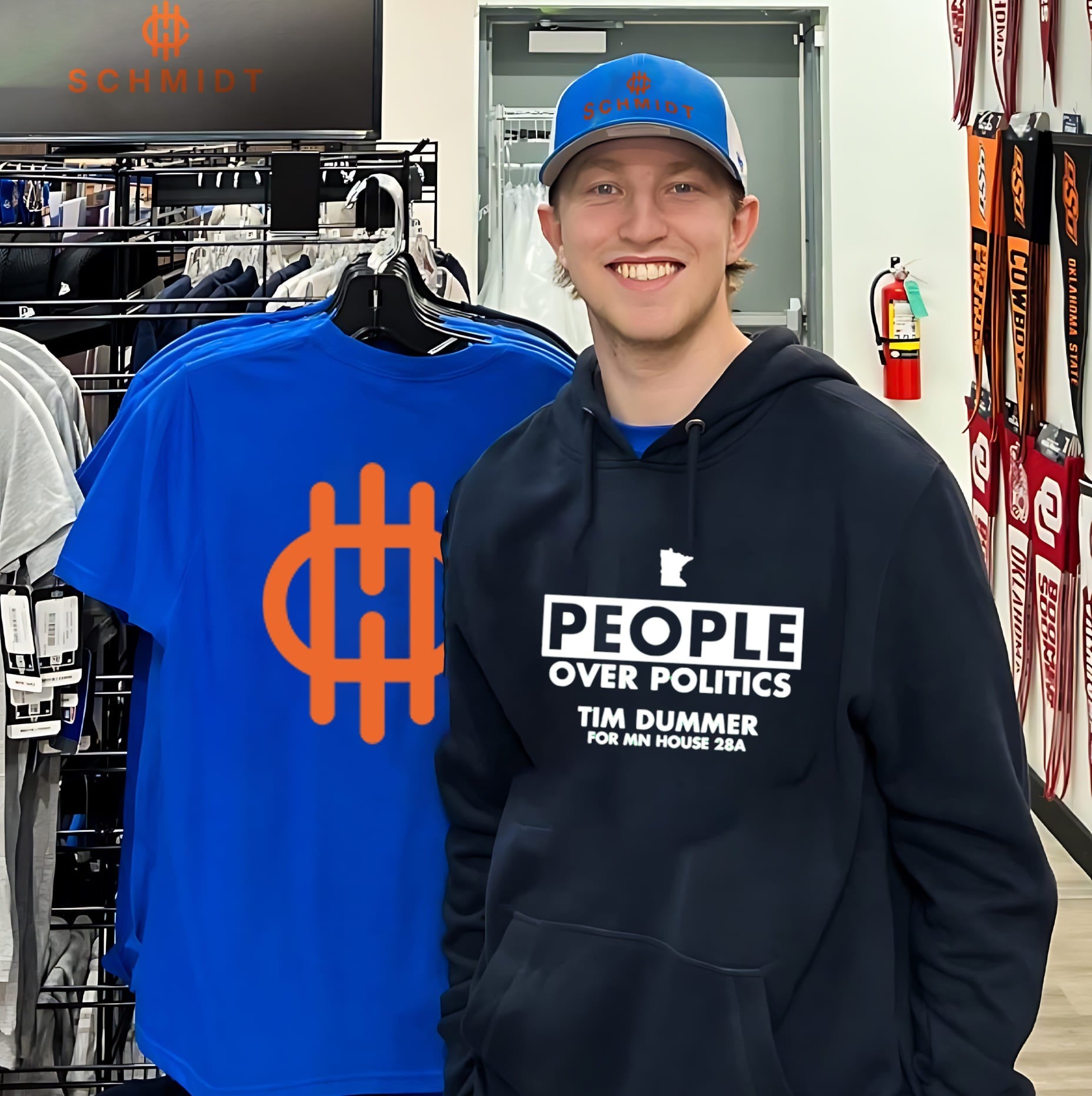 Tim Dummer for MN House 28A People over Politics shirt