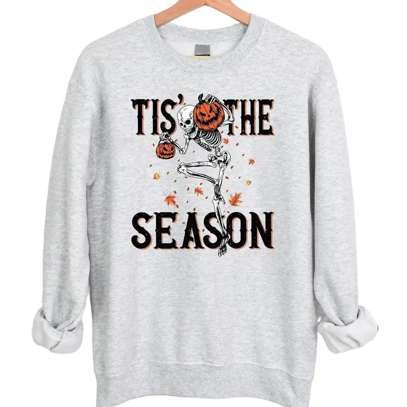 Tis' Season Skeleton Halloween Halloween 2024 T-Shirts