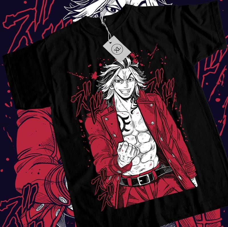 Tokyo Revengers S 4XL Draken Mikey Takemichi Hanagaki Anime Manga T-Shirts