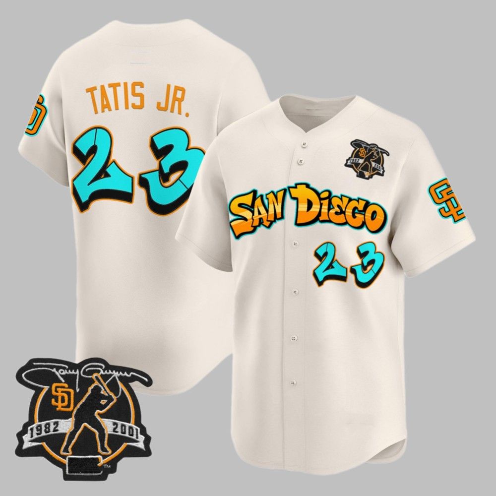 Tony Gwynn San Diego 1982 2001 Tatis Jr Jersey - Grishko.com